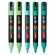 thumbnail image 1 of Marcadores Posca 5M Medios – Set de 5 – Colección Verde, 1 of 1