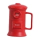 thumbnail image 1 of Taza De Cerámica Con Tapa De 500 Ml, Taza De Café Expreso Con Leche Para Regalo Familiar De Invierno, Color Rojo, 1 of 5