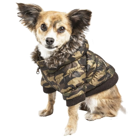 Abrigo para perro Pet Life Classic Metallic Fashion Winter Parka