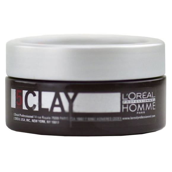 Arcilla para el cabello L'Oreal Homme Clay Strong Hold Mlay, 50 ml