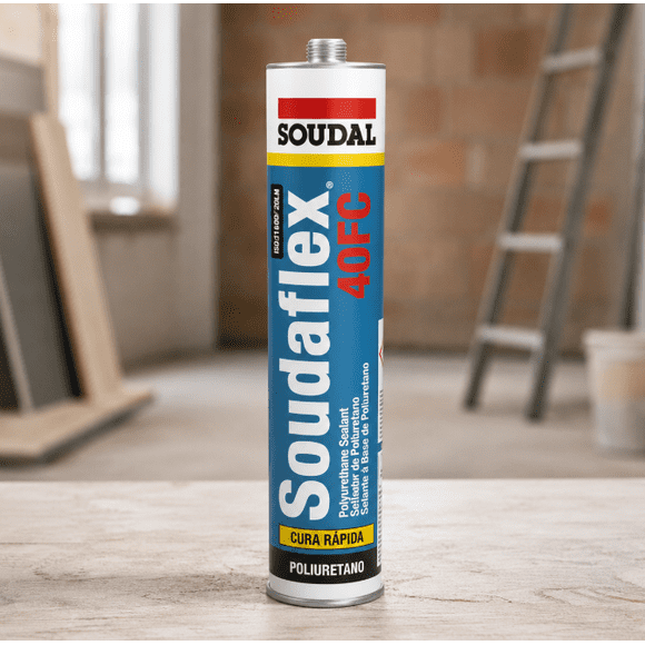 Sellador de Poliuretano Soudaflex 40fc Gris 300 Ml. Soudal