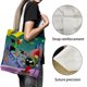 thumbnail image 3 of Duck Dodgers Bolso de tela con estampado de lienzo para mujer, bolsa de compras reutilizable y estética, con cremallera interior, regalo para mujer,40*40cm., 3 of 6