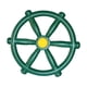 thumbnail image 1 of Rueda De Barco Portátil De 11,81 Pulgadas Para Juego De Columpios Al Aire Libre Patio Trasero Ejército Verde, 1 of 5