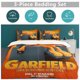 thumbnail image 5 of x363 Garfield Bed Duvet Cover Microfiber Bedding Sets 3D Printed Lightweight 3 Piece Comforter Sets, 1 Duvet Cover And 2 Pillow Shams for Kids Boys Girls 90"x90" jn363, 5 of 5