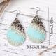 thumbnail image 4 of Stylish Leopard Print PU Leather Drop Earrings for Women and Girls - Easy to Wear and Comfortable, 4 of 4