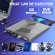 thumbnail image 2 of Unidad externa CD/DVD BPAKDU USB 3.0 Hub 4 USB + Type‑C, 2 of 7