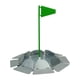 thumbnail image 5 of Golf Practice Poner Taza Con Bandera Ayuda De Entrenamiento De Putter De Golf Para La Bandera Verde De La Oficina Del Patio, 5 of 5
