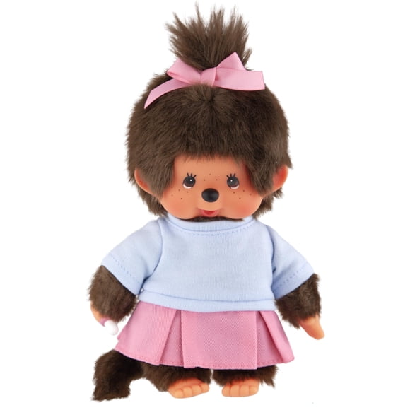 Peluche Monchhichi 20 cm Niña con Falda