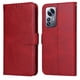 thumbnail image 1 of Funda Billetera para Xiaomi 12 Pro con Porta Tarjetas y Soporte Ajustable Rojo, 1 of 6