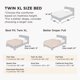 thumbnail image 2 of Edredón Bedsure Twin XL 173x224 cm Beige/Gris, 2 of 9
