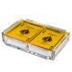 thumbnail image 2 of Porta Barajas Luxe Dominoes Amarillo con 2 Barajas, 2 of 7