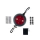 thumbnail image 5 of Tendedero Para Acampar, Línea De Secado De Ropa Antideslizante Para Patio Trasero, Camping, Exterior, Rojo, 8m Con Bolsa, 5 of 5