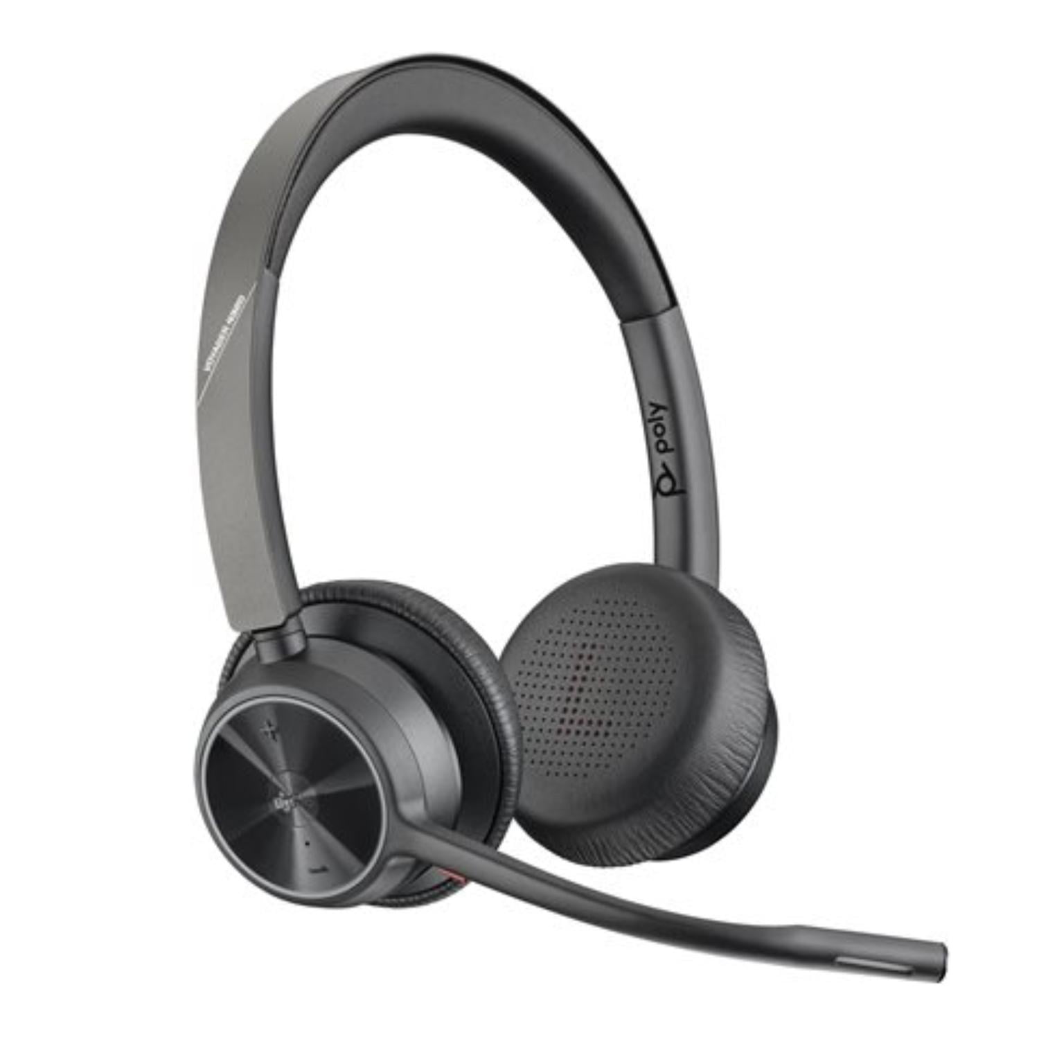 Audífonos Diadema Poly Voyager 4320 Inalámbrico Negro