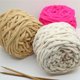 thumbnail image 3 of Xiao Hua Hilo para ganchillo, 2 rollos, hilo de poliéster, ideal para mantas, bolsos, manualidades, perfecto para aficionados al ganchillo, ideal para regalar y proyectos de bricolaje, rosa oscuro, 3 of 3