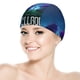 thumbnail image 5 of Hechizada Gorro de Natación de Licra, Gorro de Baño de Tela Cómoda, Gorro Elástico Antideslizante para Hombres, Mujeres y Niños, 5 of 6