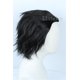 thumbnail image 5 of Peluca de cosplay Linfairy para Halloween, corta y recta, color negro, 5 of 5