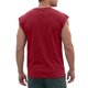 thumbnail image 3 of INSPIRE CHIC Camiseta sin mangas de entrenamiento para hombre, ajuste holgado, gimnasio, verano, camisetas sin mangas M Burdeos, 3 of 6