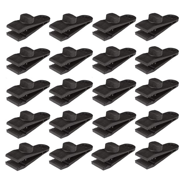Pinzas de lona HengliSam Heavy Duty Lock Grip, 20 piezas