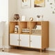 thumbnail image 1 of Estanteria Librero 3+3 Puertas Color Madera 90 x 30 x 74 cm, 1 of 8
