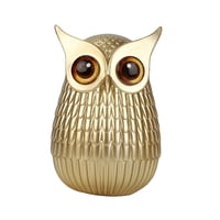 Bothyi - Figura De Búho En Miniatura Para Centro De Mesa De Sala De Estar, Estatua De Pájaro De Resina Para Patio, Estilo A