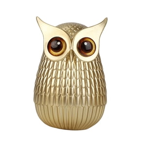 Bothyi - Figura De Búho En Miniatura Para Centro De Mesa De Sala De Estar, Estatua De Pájaro De Resina Para Patio, Estilo A