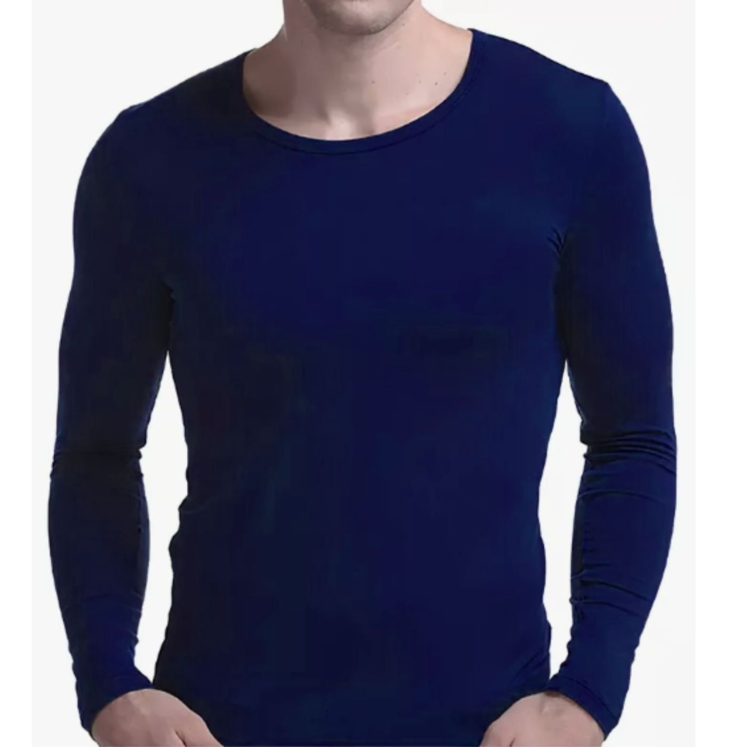Likeshop - Camiseta Hombre Manga Larga Cuello Polo Fibra Bambu 2739