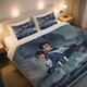 thumbnail image 1 of PITBIKE II Racing Action Drama Duvet Cover Set Vintage Printed Bedding Soft And Breathable, 1 of 1