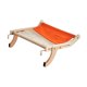 thumbnail image 2 of Cat Window Perch Lounge Mount Hamaca Asiento Ajustable Sin Ventosa Naranja Gris, 2 of 5