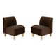 thumbnail image 1 of Set Poltrona Soft 1C Felpa 05 Chocolate, 1 of 5