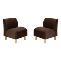 Bodevir - Set Poltrona Soft 1C Felpa 05 Chocolate