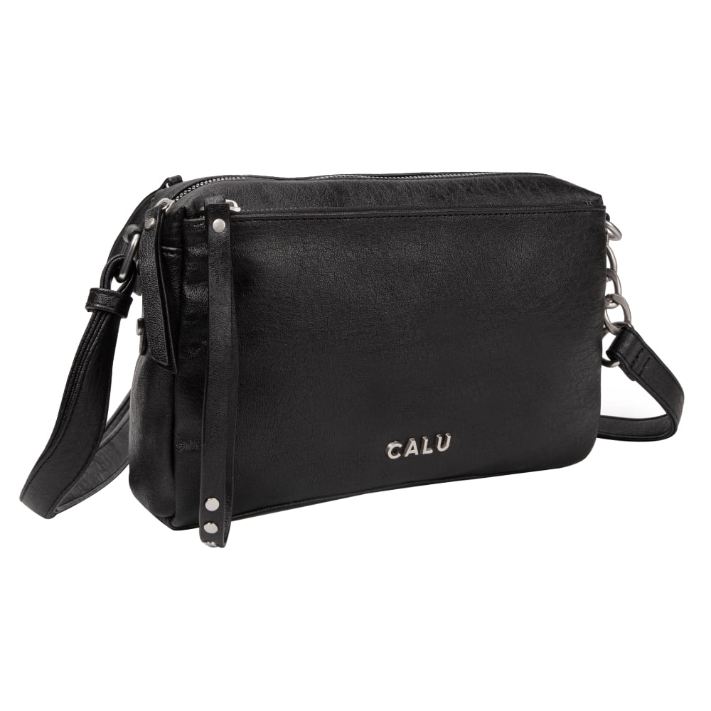 Calu Bags - Cartera Pixie 3 Bolsillos Negro Calu