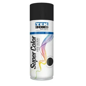 Pintura Spray 400Ml Uso General Negro Mate - Tekbond