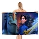thumbnail image 1 of Cazadores de Trolls Toalla de playa de secado rápido con diseño temático, regalo para mujeres y niñas, ideal para cumpleaños, fans, amantes de la música, uso en la playa o al aire libre, 78 × 160 cm, 1 of 6