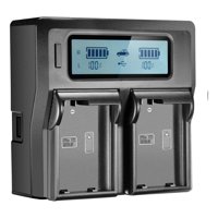 Genérico - Cargador Batería Doble Lcd Para Nikon En-El15 D850 D7500