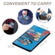 thumbnail image 4 of Padre Americano Porta Pasaporte y Cartera de Viaje Premium de Cuero PU, Funda de Pasaporte Bloqueo RFID con Ranuras para Tarjetas de Crédito, Estuche para Libro de Pasaporte para Familia 10cm × 15cm, 4 of 6