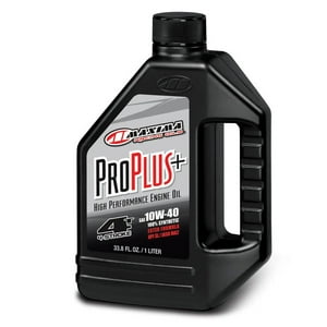 Genérico - Aceite Moto 10W 40 Full Sintetico Maxima Pro Plus 1L 4T Negro