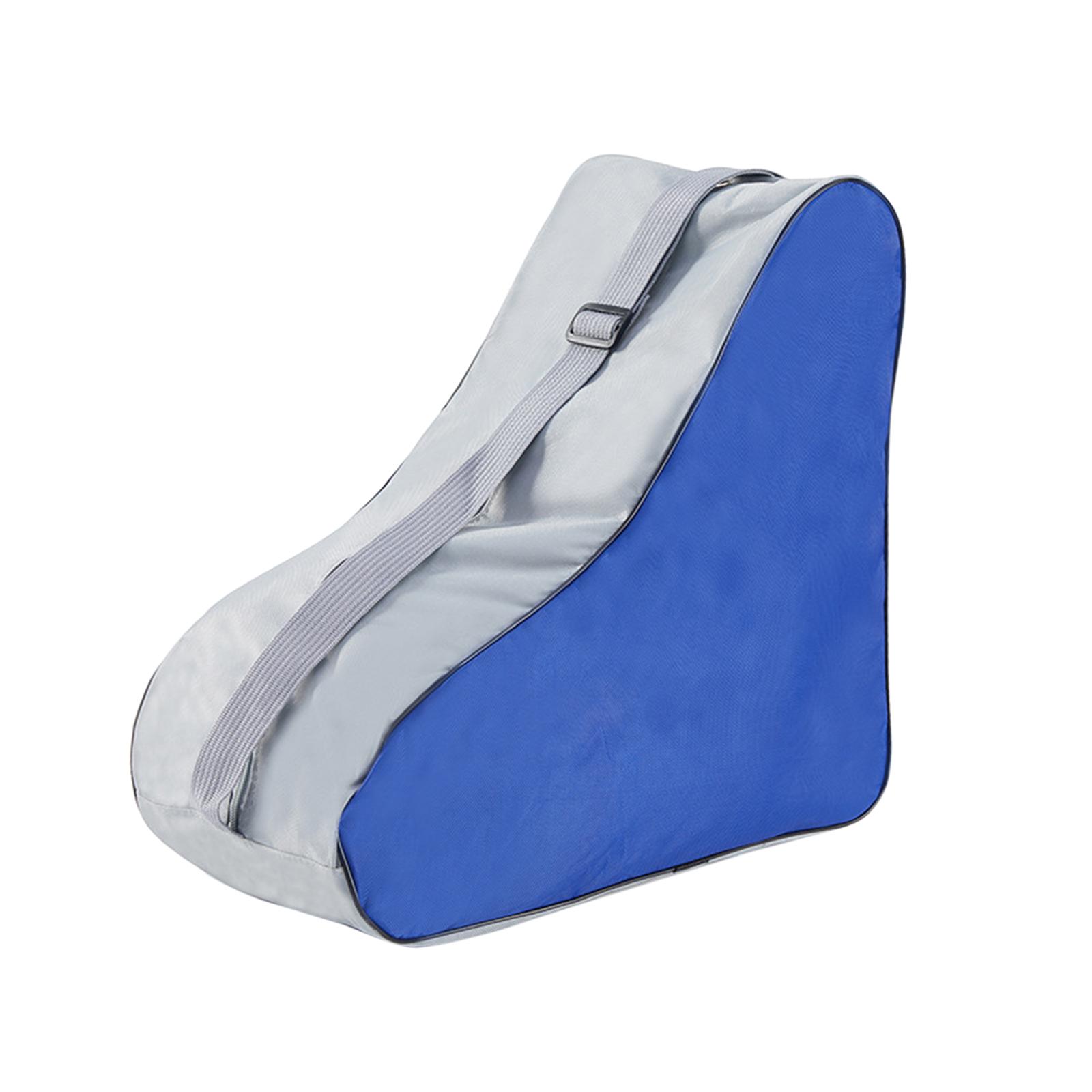 Magideal - Bolsa Porta Patines, Bolsa De Almacenamiento Para Zapatos De Patinaje, Bolsa Transpirable Para Exteriores, Bolsa Para Monopatín, Bolsa Para Patinaje S Azul