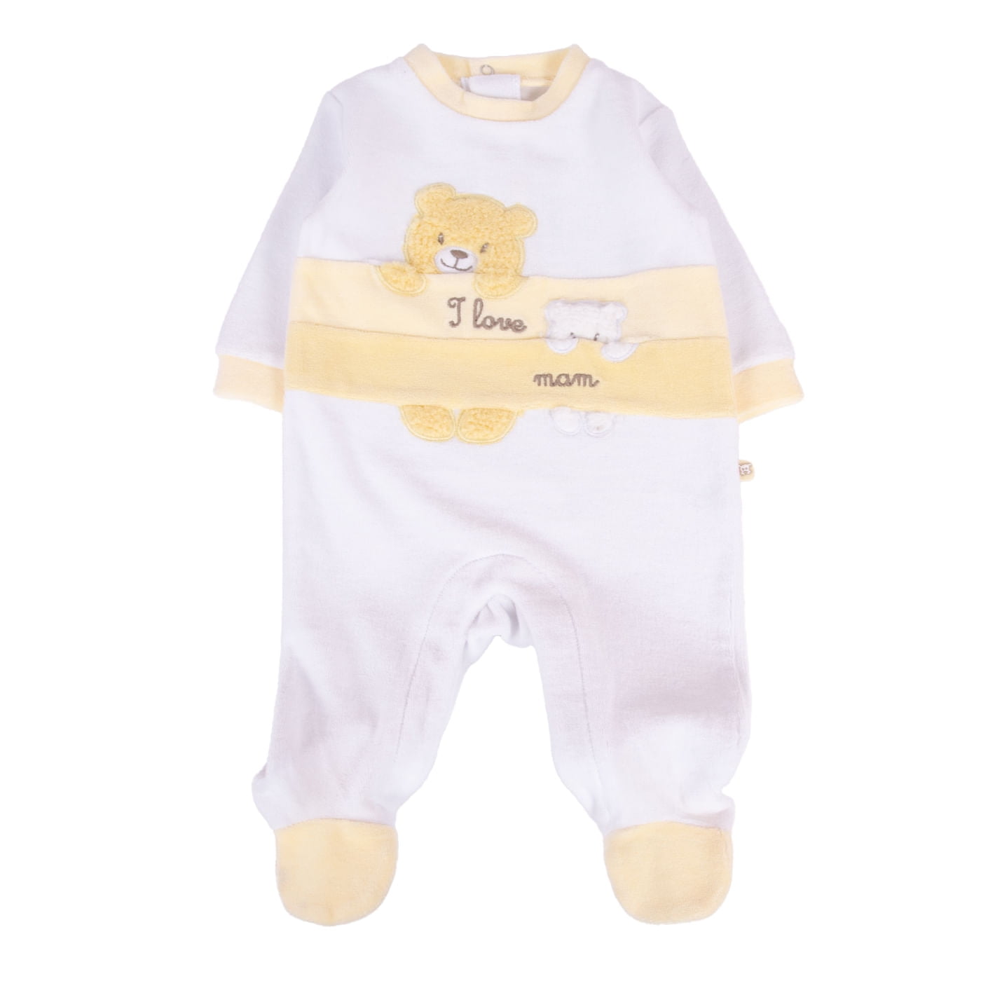Osito Unisex Blanco Pillin