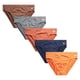 thumbnail image 1 of Calzoncillos Reebok de talle bajo para hombre, paquete de 5, talla M, azul/naranja, 1 of 7