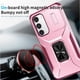 thumbnail image 5 of Funda Armada para Samsung Galaxy S23 Plus con Tapa Deslizante y Soporte Magnético Giratorio Rosa, 5 of 5