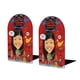 thumbnail image 1 of La Compañía Eléctrica Sujetalibros decorativos temáticos, tope para estantería con base antideslizante, uso dual para hogar y oficina - 2 piezas, 1 of 6