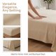 thumbnail image 5 of REGALWOVEN Sábana de Gasa de Microfibra, Sábana Transpirable, Ropa de Cama para Dormitorio Amarillo Pálido 96x106in, 5 of 5