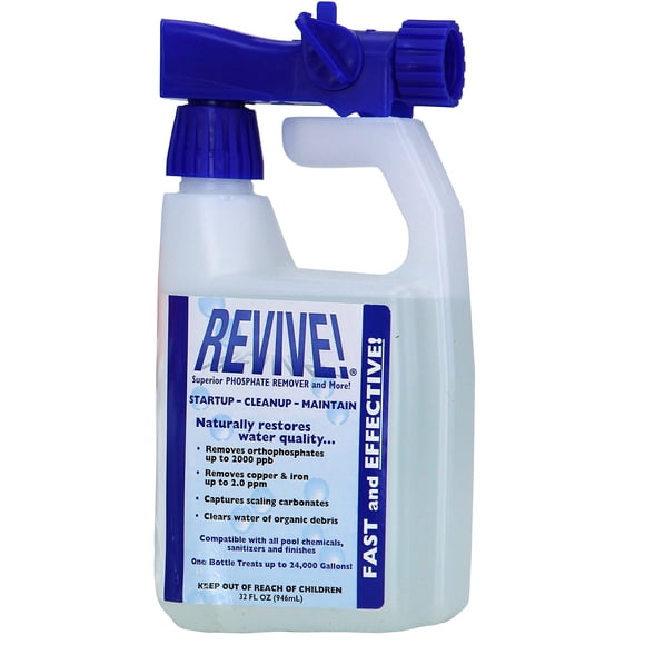 Químico para piscina REVIVE! removedor de fosfatos y algas 946 ml