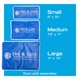 thumbnail image 4 of Compresa de Hielo Flexible de Gel Roscoe Medical 28x36 cm Grande, 4 of 9