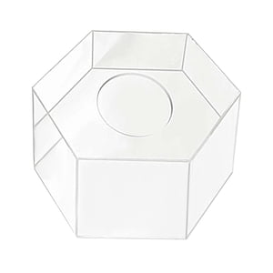 Magideal - Soporte Para Pastel Rellenable De Acrílico Transparente, Soporte Para Caja De Pastel, Soporte Para Flores, Soporte Decorativo, Soporte Para Pastel Rel , Diámetro Diámetro 30 Cm Altura 15 Cm