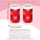 thumbnail image 4 of Vendas navideñas para piernas - Mangas navideñas para piernas, suaves calentadores de piernas de invierno con patrón de copo de nieve para mantener las piernas limpias en las filas de verano, 4 of 7