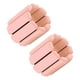 thumbnail image 2 of Juego De 2 Pesas De Muñeca Para Brazos, Para Adultos, Niños, Mujeres, Hombres, Entrenamiento De Fuerza, Color Rosa Claro, 2 Libras, 2 of 5
