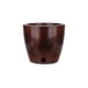 thumbnail image 2 of Macetero Marron Marmol Amsterdam 28cm Alto Con Plato, 2 of 2