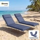 thumbnail image 2 of Cojines para tumbona exterior Outsunny 183x54x7 cm azul marino, 2 of 9