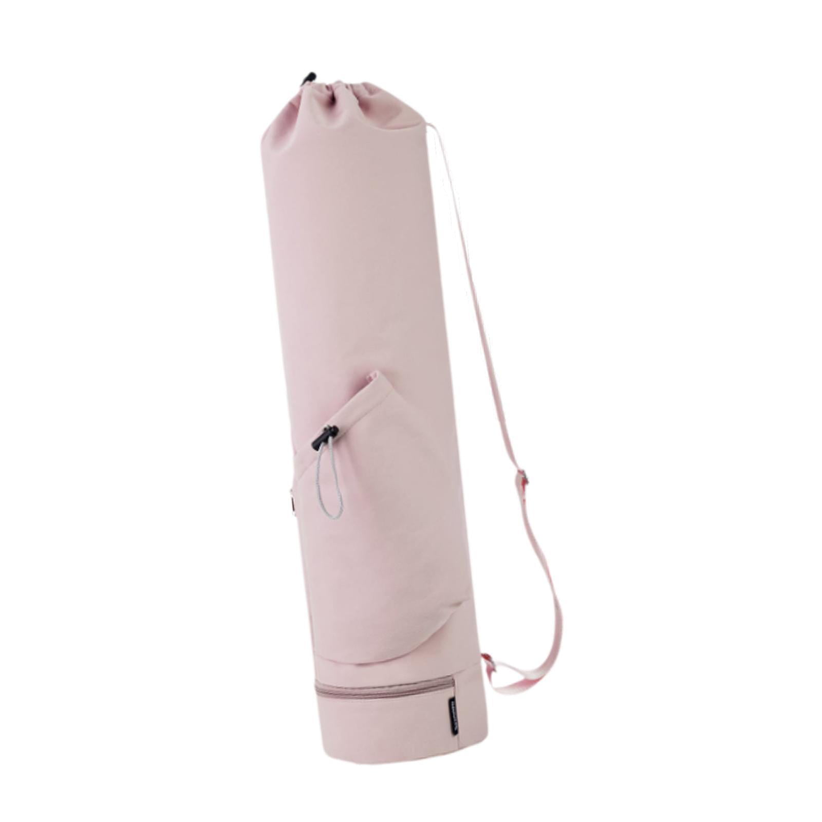 Ioensy - Bolsa Para Esterilla De Yoga Para Mujer Y Hombre, Bolsa De Transporte Con Cremallera Para Fitness, Bolsa De Transporte Para Entrenamiento Deportivo, Color Rosa